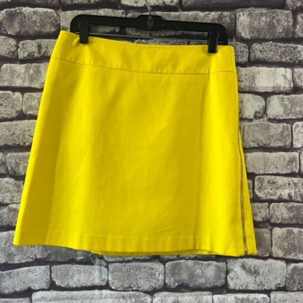 Ann Taylor Yellow Fully Lined Skirt Size 6
